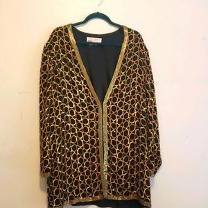 Med length sequin jacket